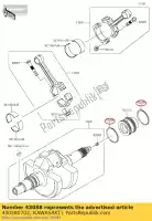 430580702, Kawasaki, 01 ring kawasaki krf800 teryx le krt800 teryx4 800 , New