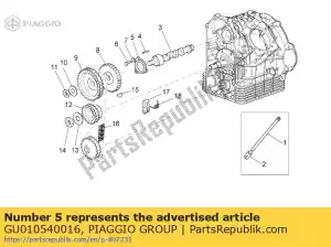 Piaggio Group GU010540016 flange - Bottom side