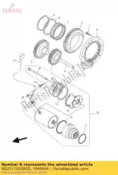 Here you can order the washer, plate from Yamaha, with part number 902017200800: