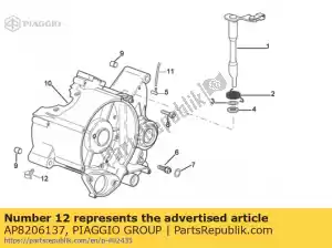 Piaggio Group AP8206137 cable-guide - Bottom side