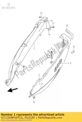 dekking, frame, r (y van Suzuki, met onderdeel nummer 4711008F60YC2, bestel je hier online: