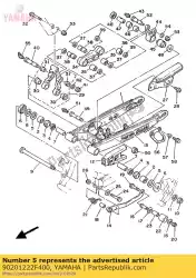 Ici, vous pouvez commander le rondelle, plaque (12r) auprès de Yamaha , avec le numéro de pièce 90201222F400: