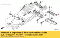 50610HN2000, Honda, krok honda  trx 350 400 450 500 650 680 2000 2001 2002 2003 2004 2005 2006 2007 2008 2009 2010 2011 2012 2013 2017 2018 2019 2020, Nowy