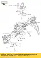 350340584, Kawasaki, versterken kawasaki klx dtracker d  c tracker 125 klx125 , Nieuw