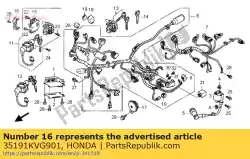 Here you can order the no description available at the moment from Honda, with part number 35191KVG901: