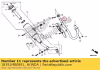 18391MB0891, Honda, emballage, ex. honda  clr cmx cn fmx fx nss nx slr vf vfr vtr xlr xr 125 250 450 650 750 1200 1800 1986 1987 1988 1993 1994 1995 1996 1997 1998 1999 2000 2001 2002 2003 2004 2005 2006 2007 2008 2009 2010 2011 2012 2013 2017 2018 2019 2020, Nouveau