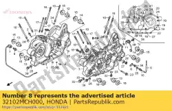 Qui puoi ordinare nessuna descrizione disponibile al momento da Honda , con numero parte 32102MCH000: