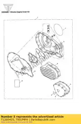 Tutaj możesz zamówić os? Ona sprz? G? A komplet chrom od Triumph , z numerem części T1260425: