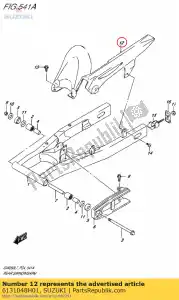 suzuki 6131048H01 caso, cadena - Lado inferior