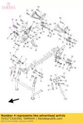 Qui puoi ordinare staffa, supporto principale 2 da Yamaha , con numero parte 5VX271520200: