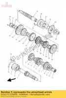 2GU171310000, Yamaha, engrenage, 3ème pignon yamaha yfz 350 2000 2001 2002 2003 2004 2005 2006 2007 2008 2009 2011, Nouveau