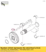 132161179, Kawasaki, gear-comp,balancer kawasaki w  a c cafe style special edition final ej800 w650 w800 street 650 800 , New