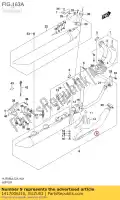 1417006J10, Suzuki, couverture, exh fr suzuki  vl 1500 2015 2016 2017 2018 2019, Nouveau