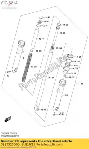 suzuki 5117325D00 joint anti-poussière - La partie au fond