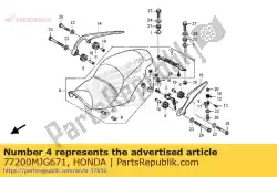 Ici, vous pouvez commander le aucune description disponible pour le moment auprès de Honda , avec le numéro de pièce 77200MJG671: