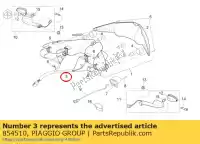 854510, Piaggio Group, fiação da luz traseira harn. aprilia derbi  rambla sport city sport city cube sport city street 125 250 300 2004 2005 2006 2007 2008 2009 2010 2012, Novo