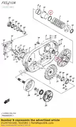 Here you can order the seal,movable dr from Suzuki, with part number 2124731G00: