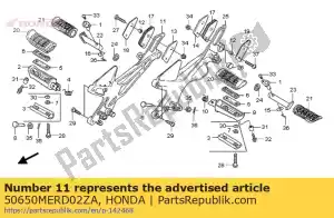 Honda 50650MERD02ZA support, r. * nh295m * - La partie au fond