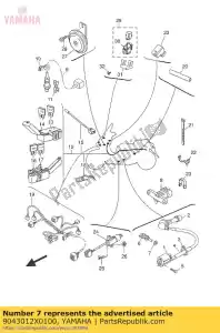 yamaha 9043012X0100 joint d'huile (1hv) - La partie au fond