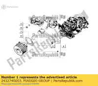 2432740003, Piaggio Group, pist.-pols pin assy. ape piaggio vespa vin: zapc80000, motor: c000m zapc80000 50 1997 1998 1999 2000 2001 2002 2003 2004 2005 2006 2007 2008 2009 2010 2011 2012 2013 2014 2015 2016 2017 2018 2019 2020 2021 2022, Nieuw