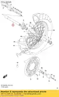 5471129F10, Suzuki, O? przednia suzuki  dr z 400 2000 2001 2002 2003 2004 2005 2006 2007 2008 2009 2017 2018 2019, Nowy