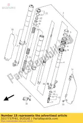 o ring van Suzuki, met onderdeel nummer 5117737F40, bestel je hier online: