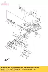 Qui puoi ordinare collare (1wg) da Yamaha , con numero parte 90387122R500: