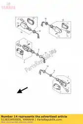 Tutaj możesz zamówić tylne ? Wiat? O migacza zespó? 2 od Yamaha , z numerem części 51J833400000: