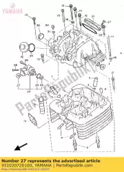 Aquí puede pedir sello de aceite (5y1) de Yamaha , con el número de pieza 931020726100: