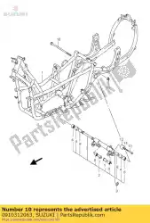 bout van Suzuki, met onderdeel nummer 0910312063, bestel je hier online: