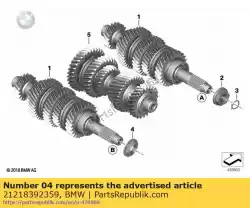 Here you can order the collar nut - m20x1,5-mk-phr (from 04/2016) from BMW, with part number 21218392359: