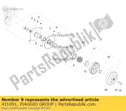 Tutaj możesz zamówić wa? Ek od Piaggio Group , z numerem części 431091: