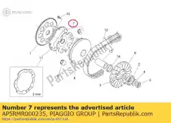 helling plaat van Piaggio Group, met onderdeel nummer AP5RMR000235, bestel je hier online: