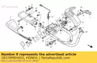 18370MEH003, Honda, tubo, scarico rr honda nsa dn01 a nsa700a 700 , Nuovo