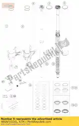 Tutaj możesz zamówić wk? Ad kpl. L / s od KTM , z numerem części 48SAF1O26L: