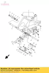 Aquí puede pedir perno (3fv) de Yamaha , con el número de pieza 901011070900: