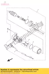 Aquí puede pedir tornillo, cabeza plana (7g3) de Yamaha , con el número de pieza 985800500800: