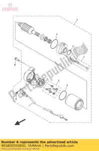 yamaha 985800500800 screw, pan head (7g3) - Bottom side