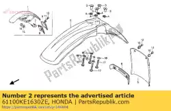 Here you can order the no description available at the moment from Honda, with part number 61100KE1630ZE: