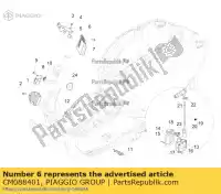 CM088401, Piaggio Group, dispositivo eletrônico de ignição piaggio vespa fly lx primavera rp8c52100 s sprint vespa primavera vespa sprint zapc53100 zapc53101 50 2008 2009 2010 2011 2012 2013 2014 2016 2017 2018, Novo