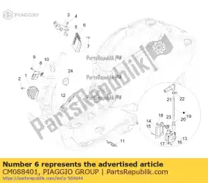 Piaggio Group CM088401 ignition electronical device - Bottom side