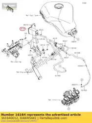 Aquí puede pedir frasco de Kawasaki , con el número de pieza 161640012: