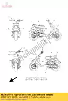 2B7F179L2000, Yamaha, grafico 9 yamaha cw 50 2013, Nuovo