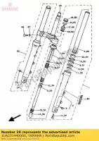 1UA231440000, Yamaha, sigillo, polvere yamaha lc 4ce2 spain 214ce-352s1 rd 350 1985 1986 1988 1991, Nuovo