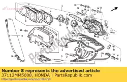 Here you can order the lens,smoke from Honda, with part number 37112MM5008: