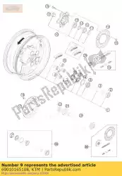 Aquí puede pedir cadena regina 525 108 rollos 2010 de KTM , con el número de pieza 69010165108: