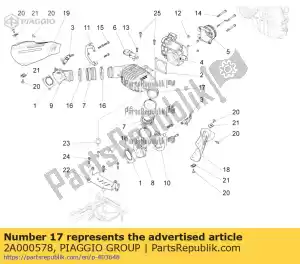 Piaggio Group 2A000578 volume del compensatore - Il fondo