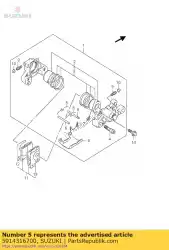 Here you can order the spring from Suzuki, with part number 5914316700: