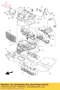 yamaha 14B144210100 boîtier, filtre à air 2 - La partie au fond