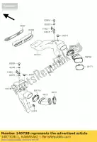 140731811, Kawasaki, condotto, sx zx1200-b1 kawasaki zx 1200 2002 2003 2004 2005 2006, Nuovo